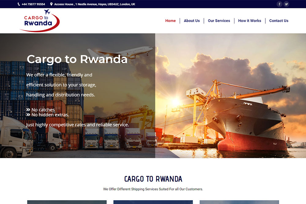 Cargo to Rwanda